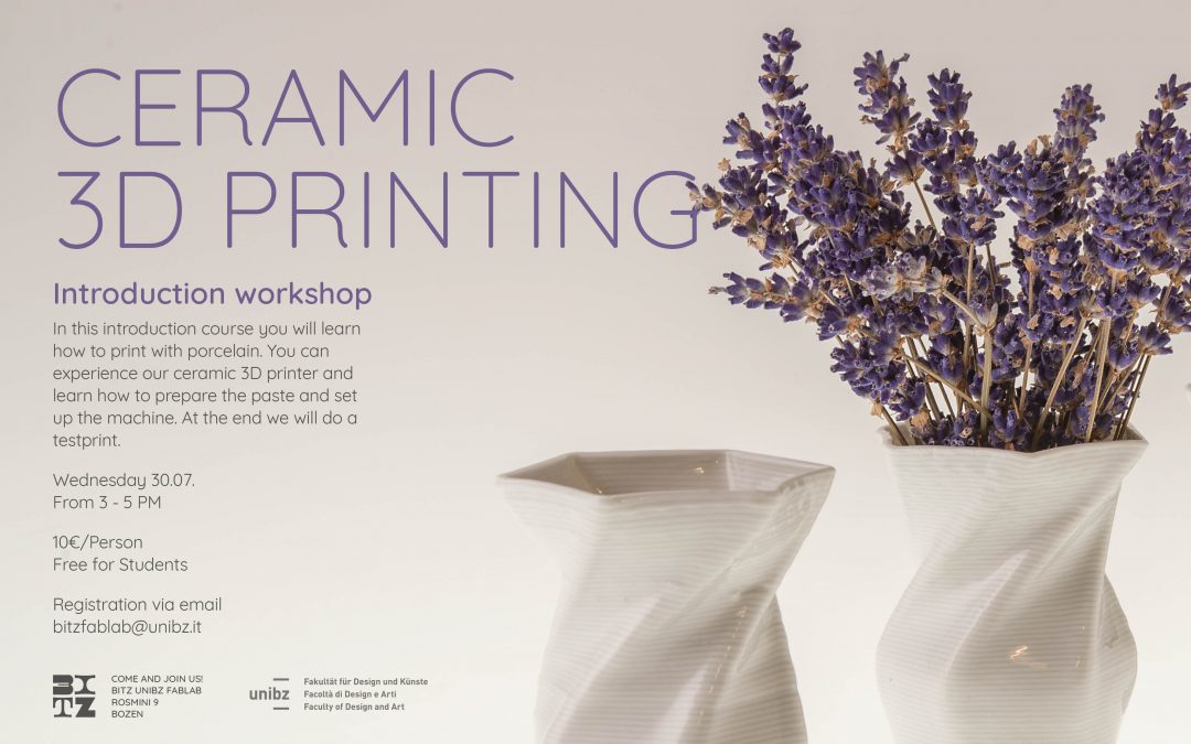 Ceramic 3D printing #2