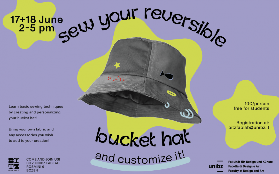 Bucket hat sewing workshop