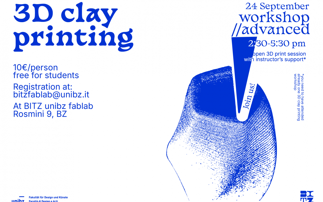 3D clay printing open session